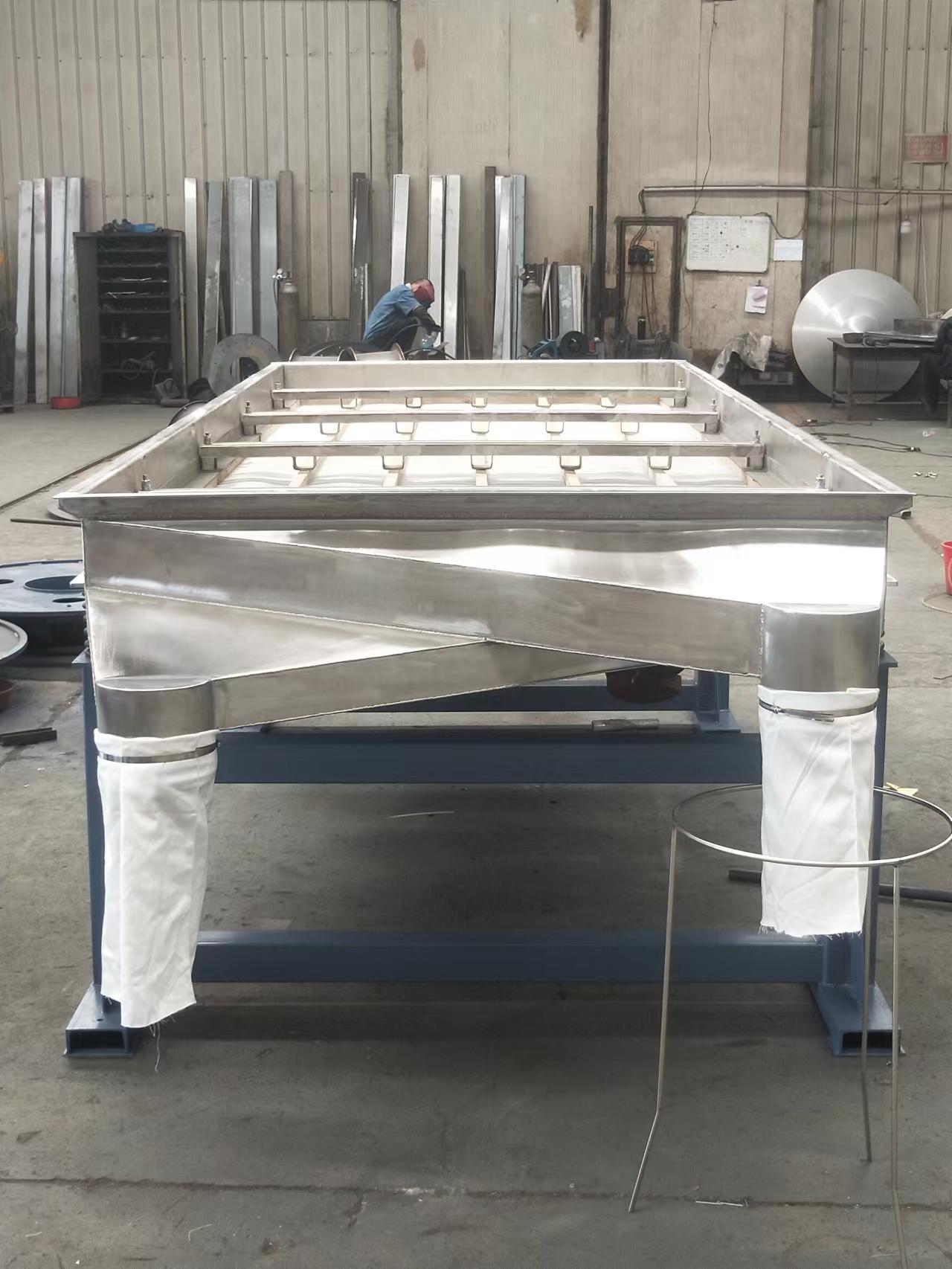 山東賓州客戶在我公司訂購(gòu)的白糖振動(dòng)篩發(fā)貨通知