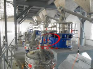 振動(dòng)篩在碳酸鈣漿料使用現(xiàn)場(chǎng)！